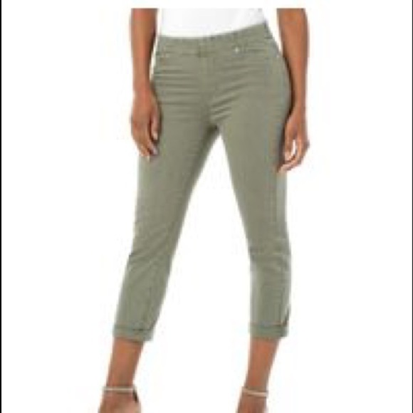 Liverpool Chloe Crop Rolled Cuff High Jean - Picture 2 of 11